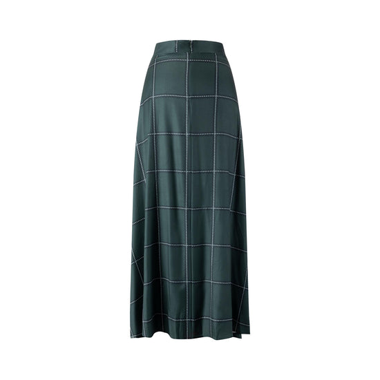 Green Plaid Skirt