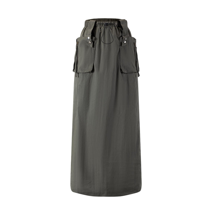 Olive Green Rain Coat Skirt