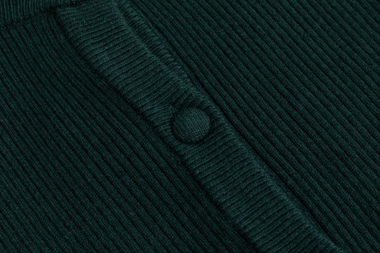 Green And Gold Floral Printed Dress With Overlay Cardigan