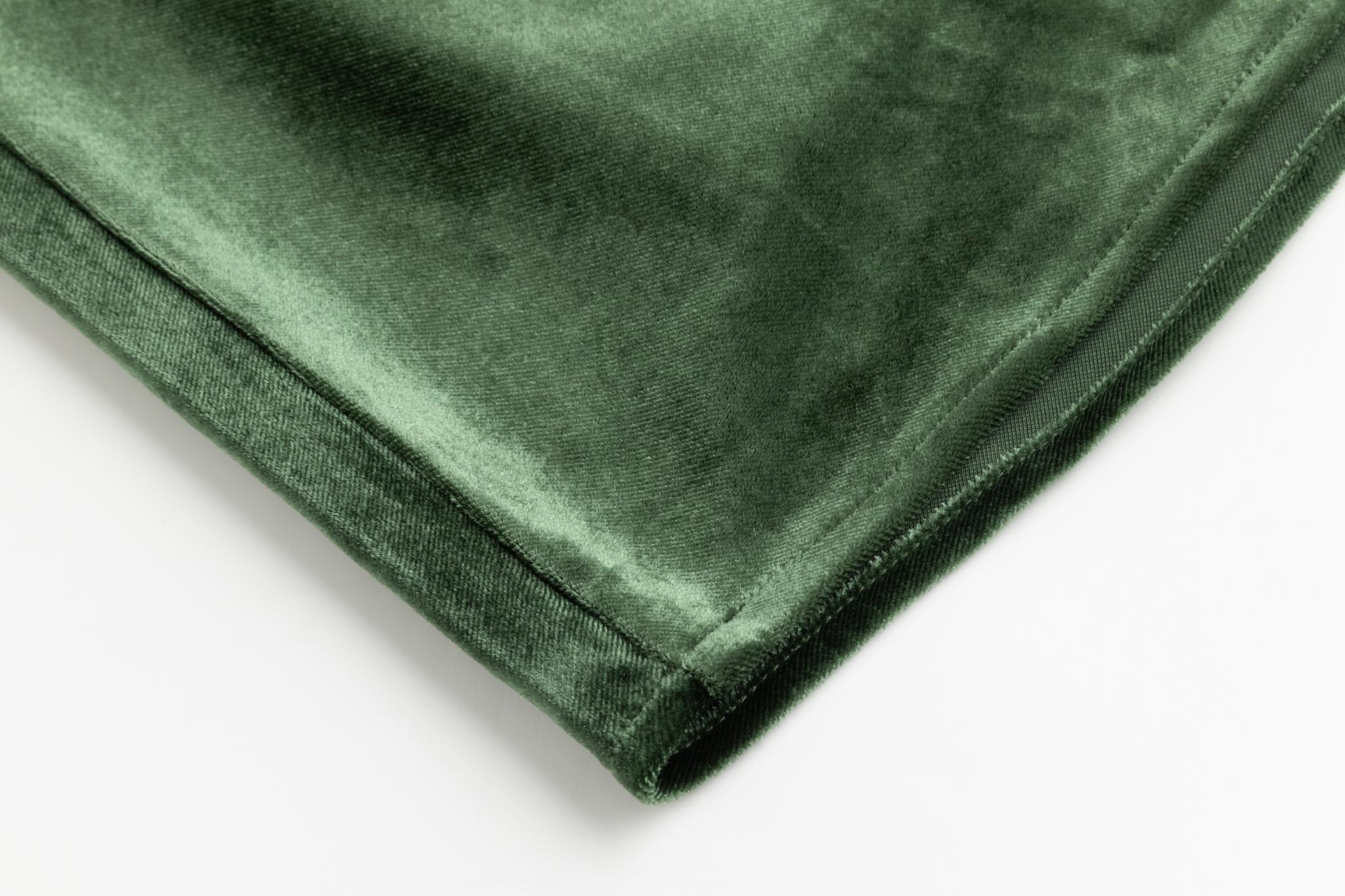 Green Suede A-Line Skirt