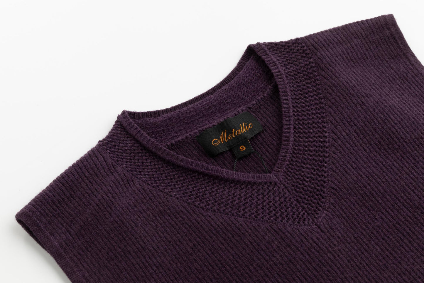 Plum Mixed Media Top