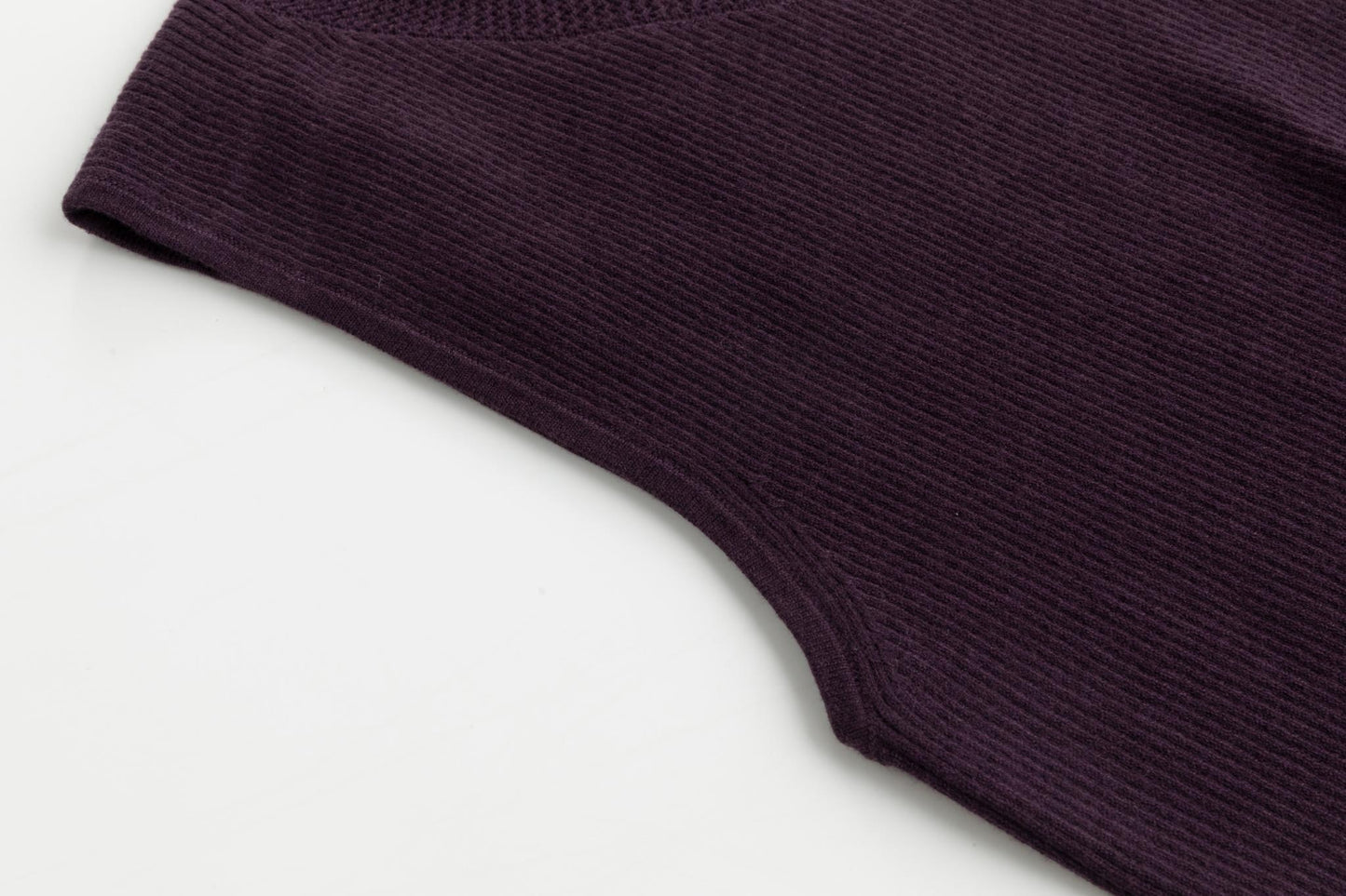 Plum Mixed Media Top