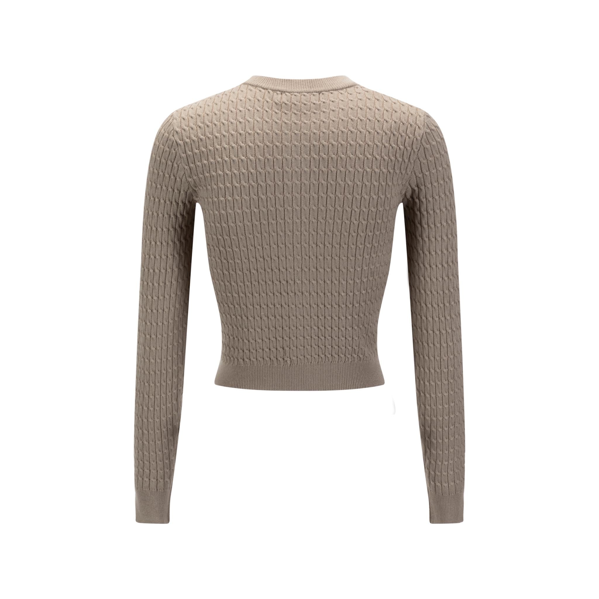 Cable Knit Cardigan - Beige