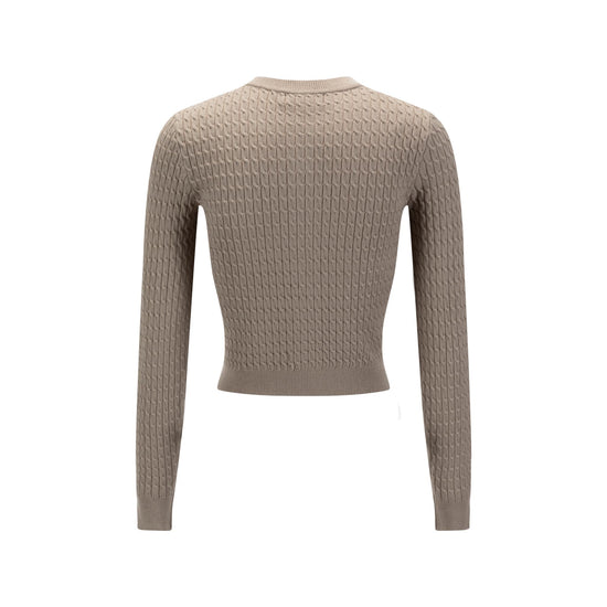 Cable Knit Cardigan - Beige