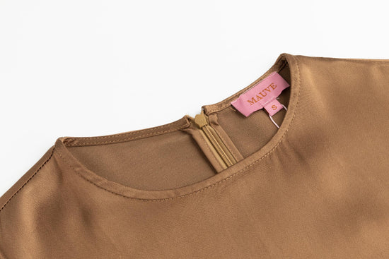 Brown Satin Jumper