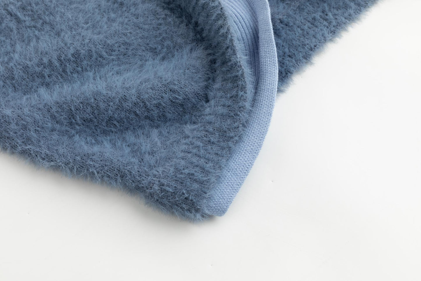 Fluffy Knit Cardigan - Blue