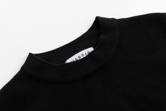 Black And White 3D Flower Knit Top