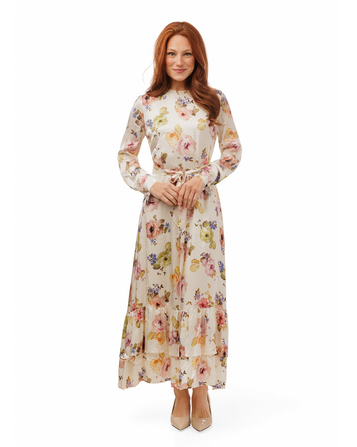 Multi Colored Floral Printed Dress