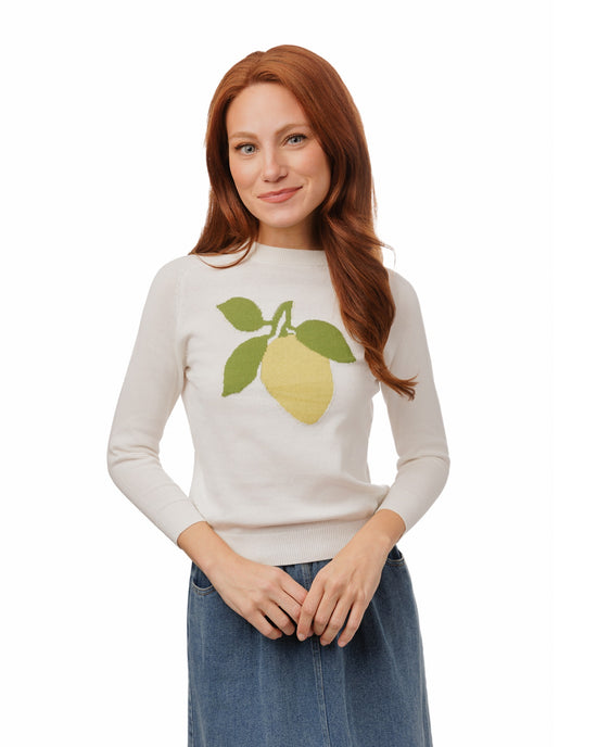 Lemon Knit Top