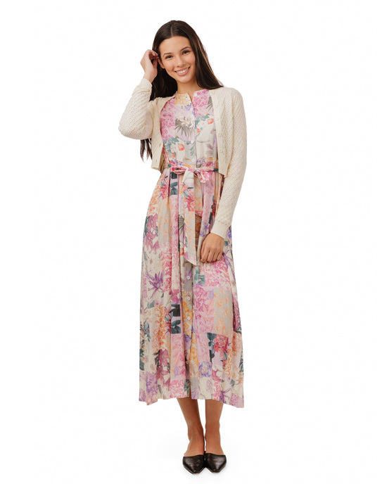 Floral Overlay Dress
