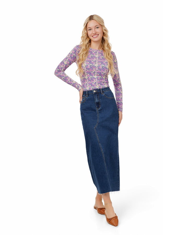 Purple Butterfly Tee Shirt