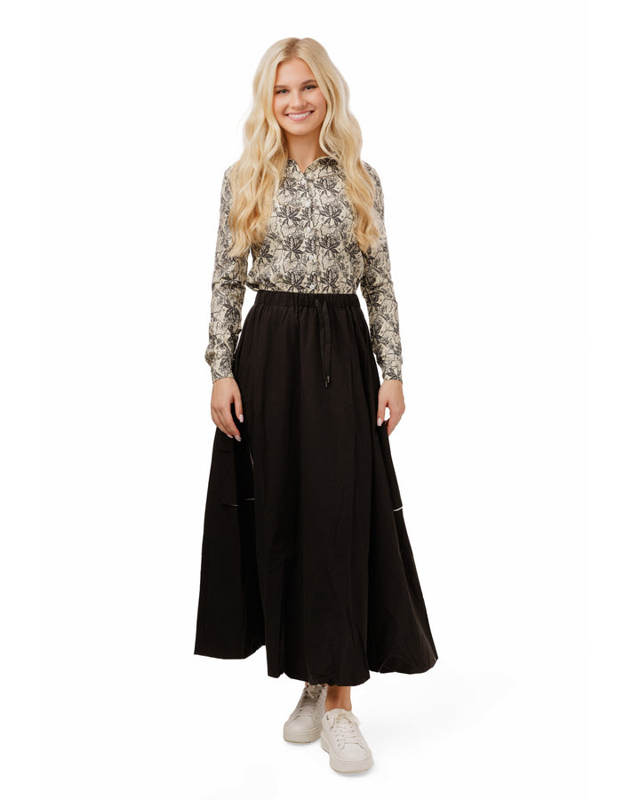 Hawaiian Blouse - Black