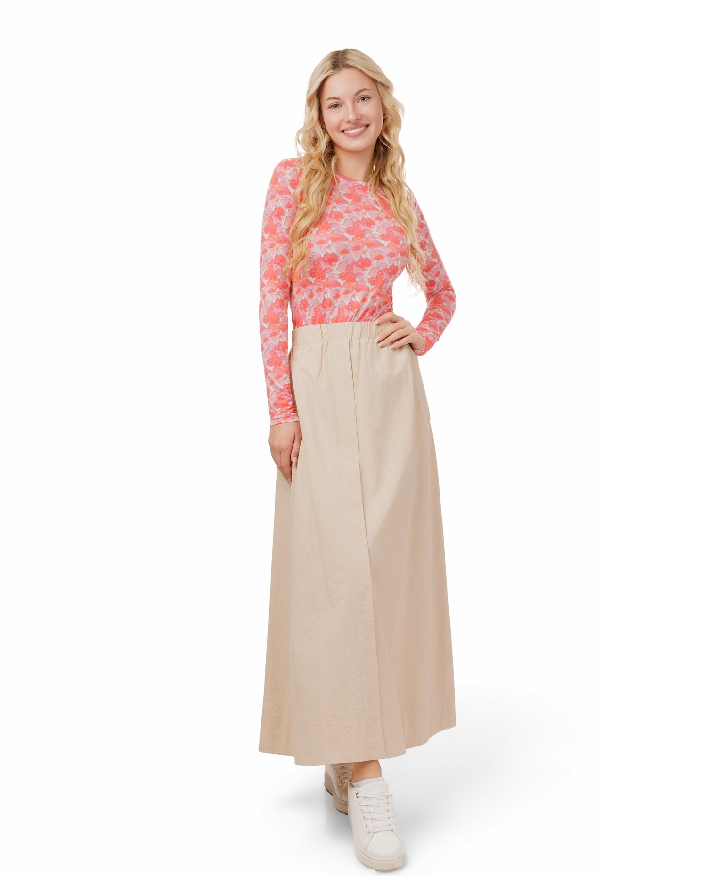 Peach Watercolor T Shirt