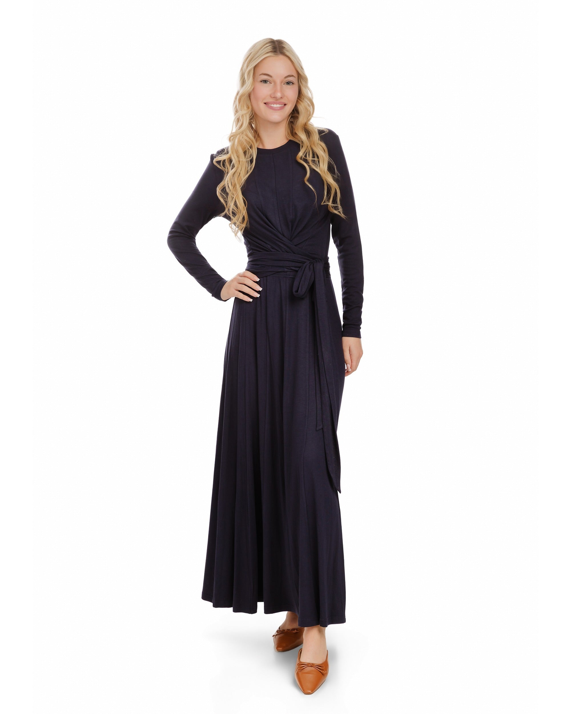 Paneled Skirt- Midnight