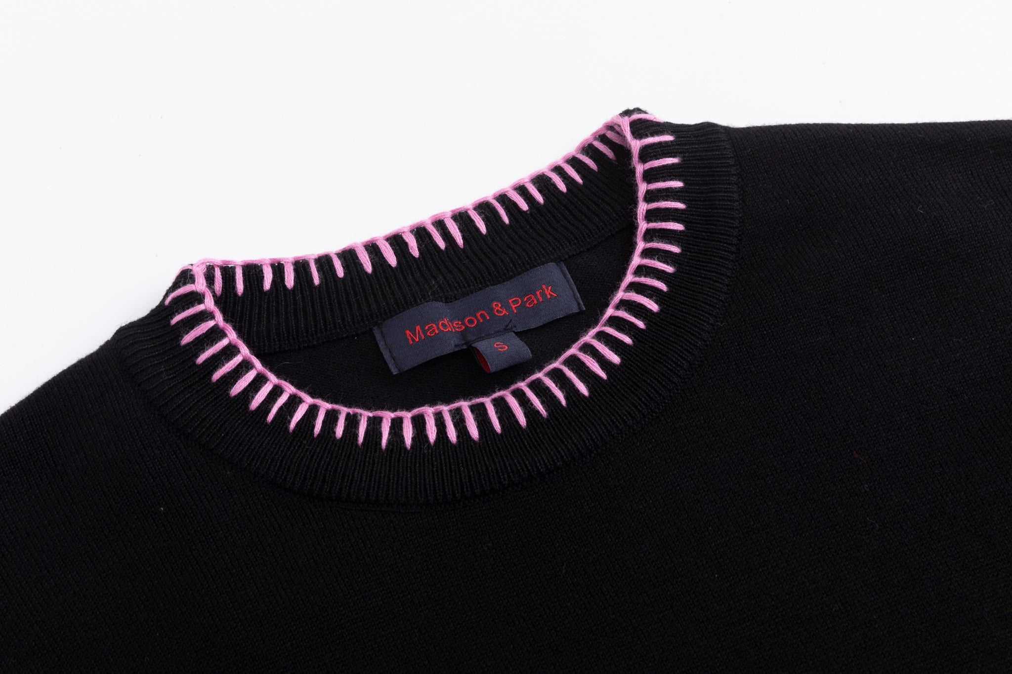 Multicolor Stitch Sweater - Black