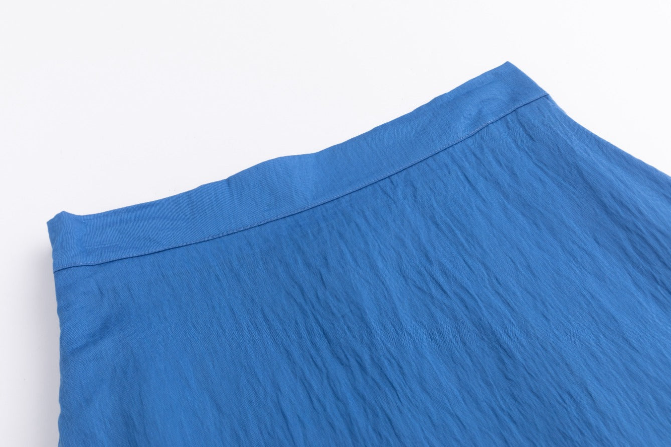 Blue A-Line Skirt
