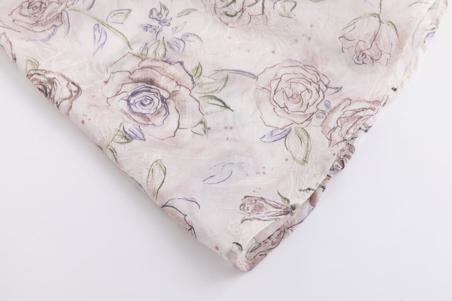 Pink Floral Overlay Dress