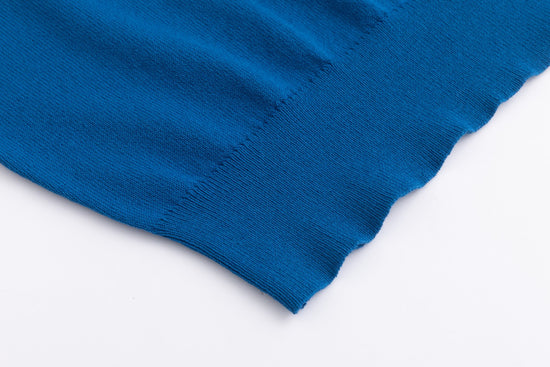 Royal Blue Knit Top