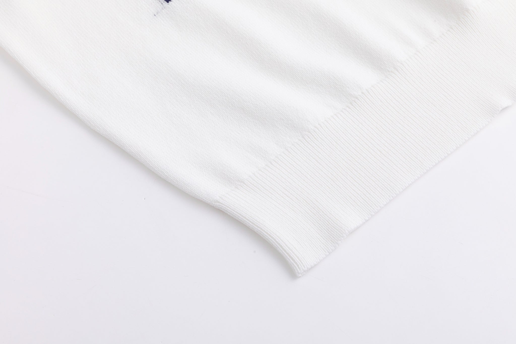 Red And Navy Eiffel Tower Knit Top