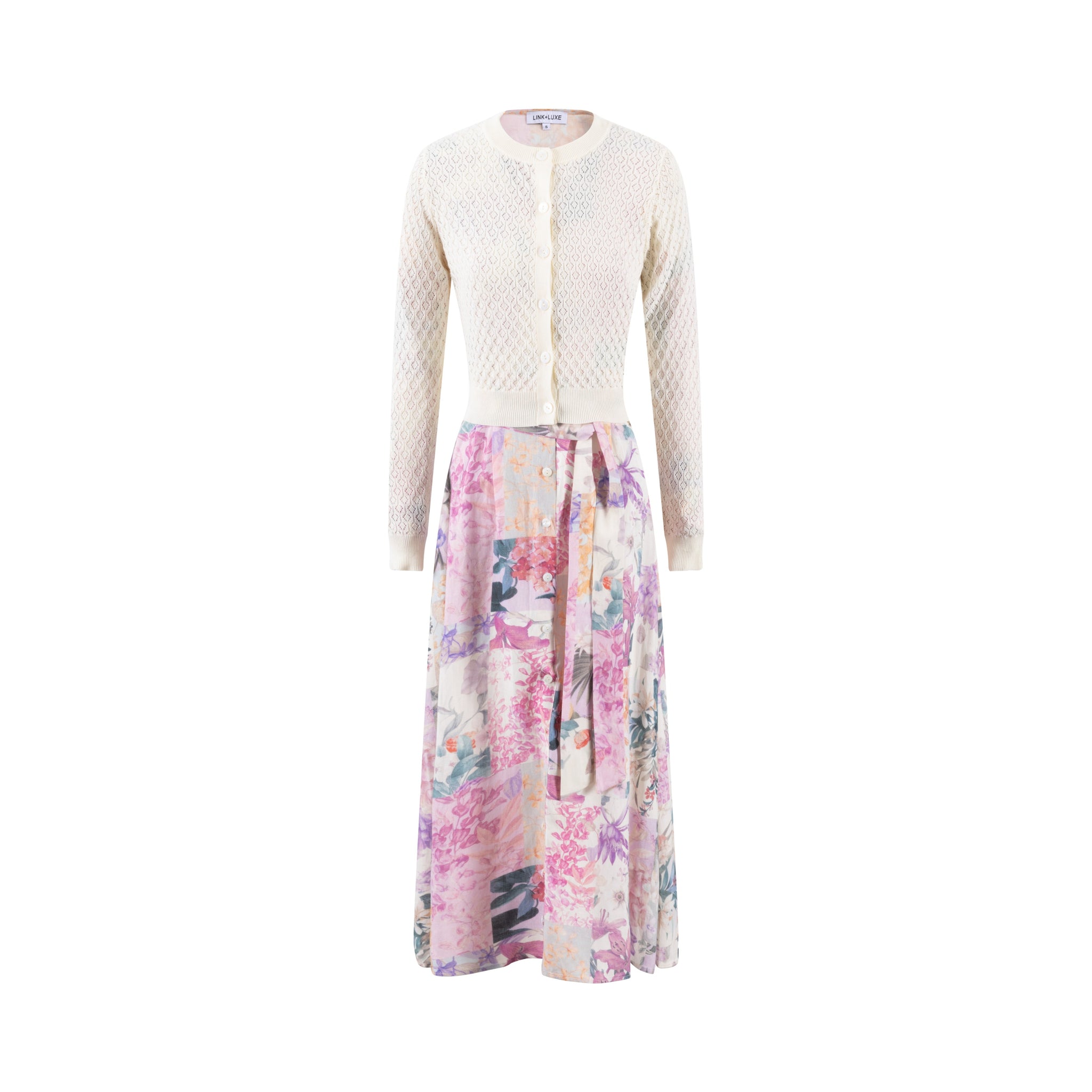 Floral Overlay Dress