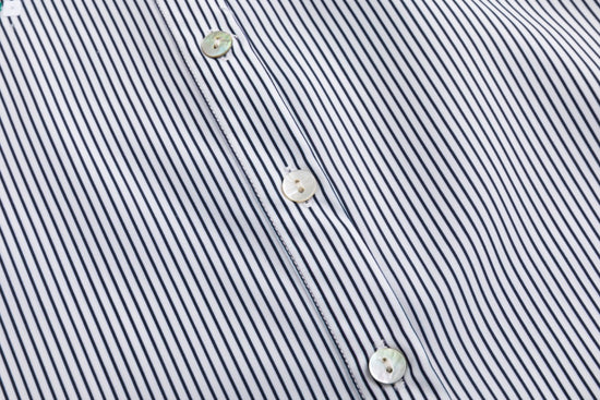 Black Striped Blouse With Colorful Beading