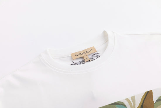 Graphic Box Tee Dress - Cream