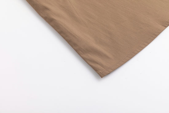 Middle Zipper Skirt- Fawn