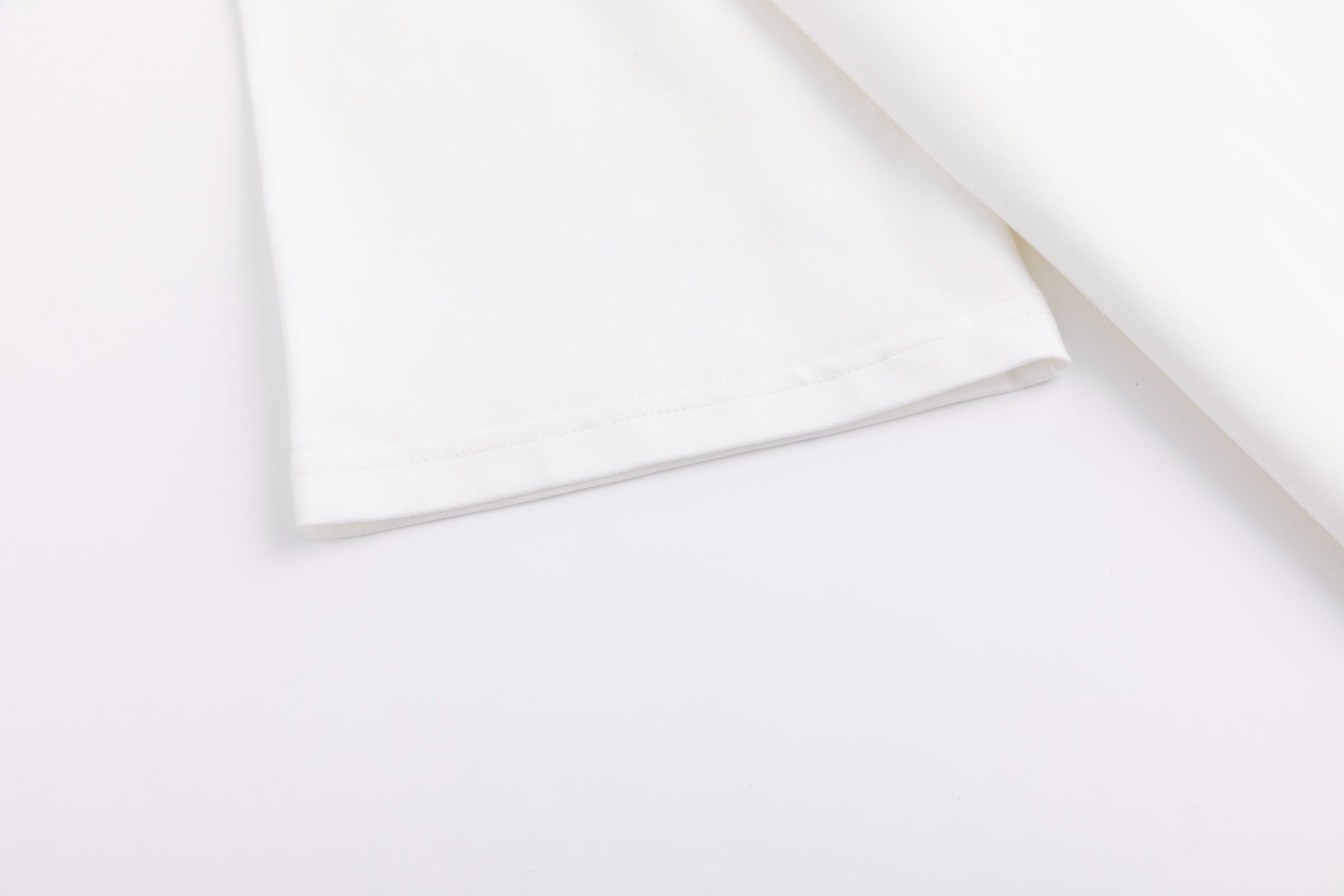 Graphic Embordered Box Tee Dress - Cream