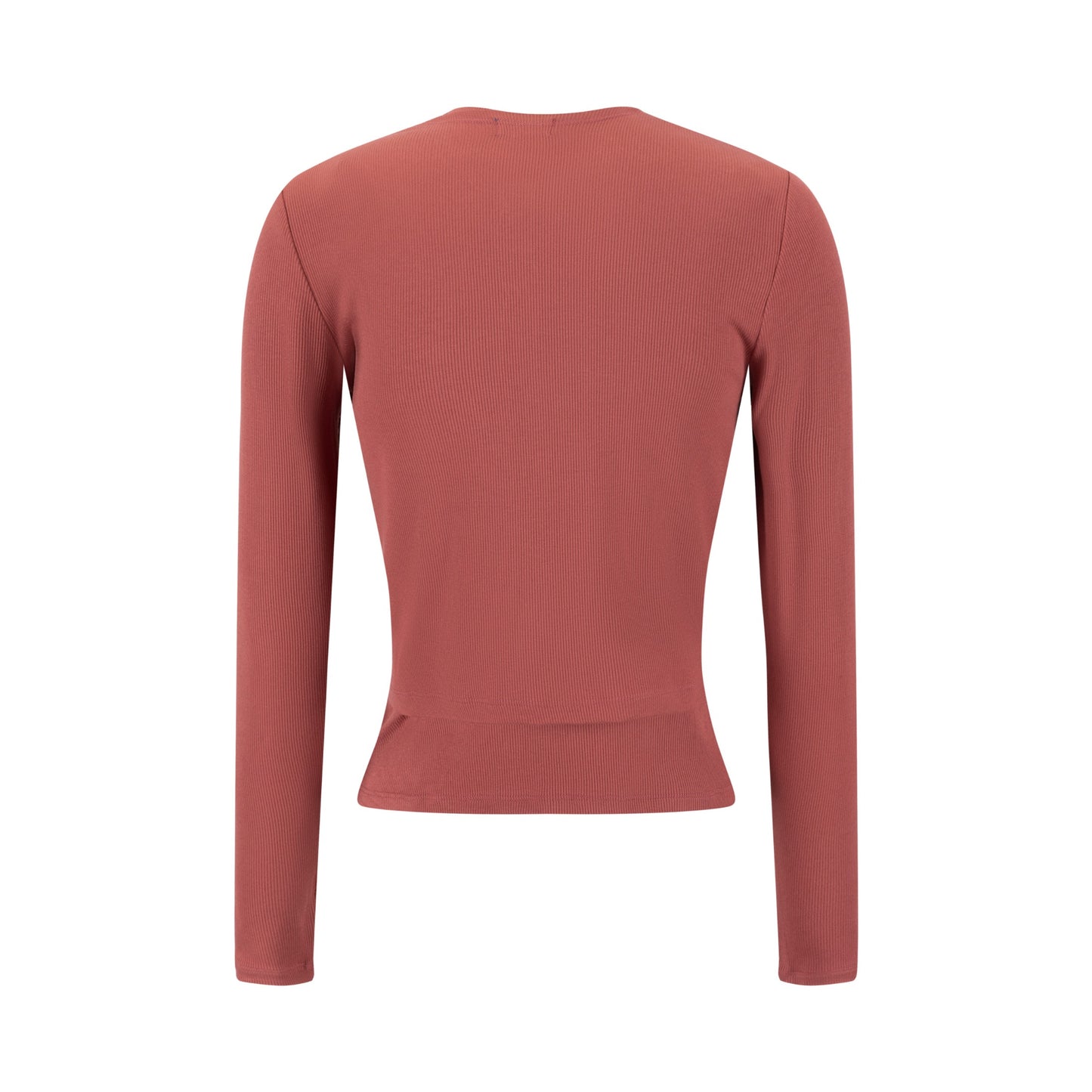 Cropped Ribbed Twin Set- Sunset