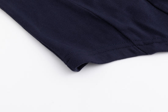 Basic Seam Wrap Top- Midnight