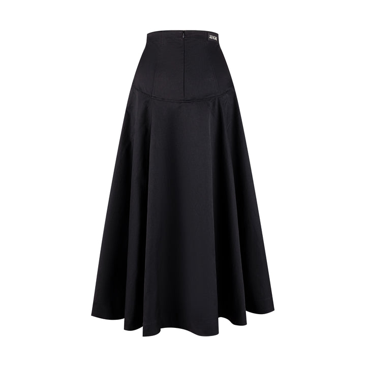Aline Circle Skirt - Black