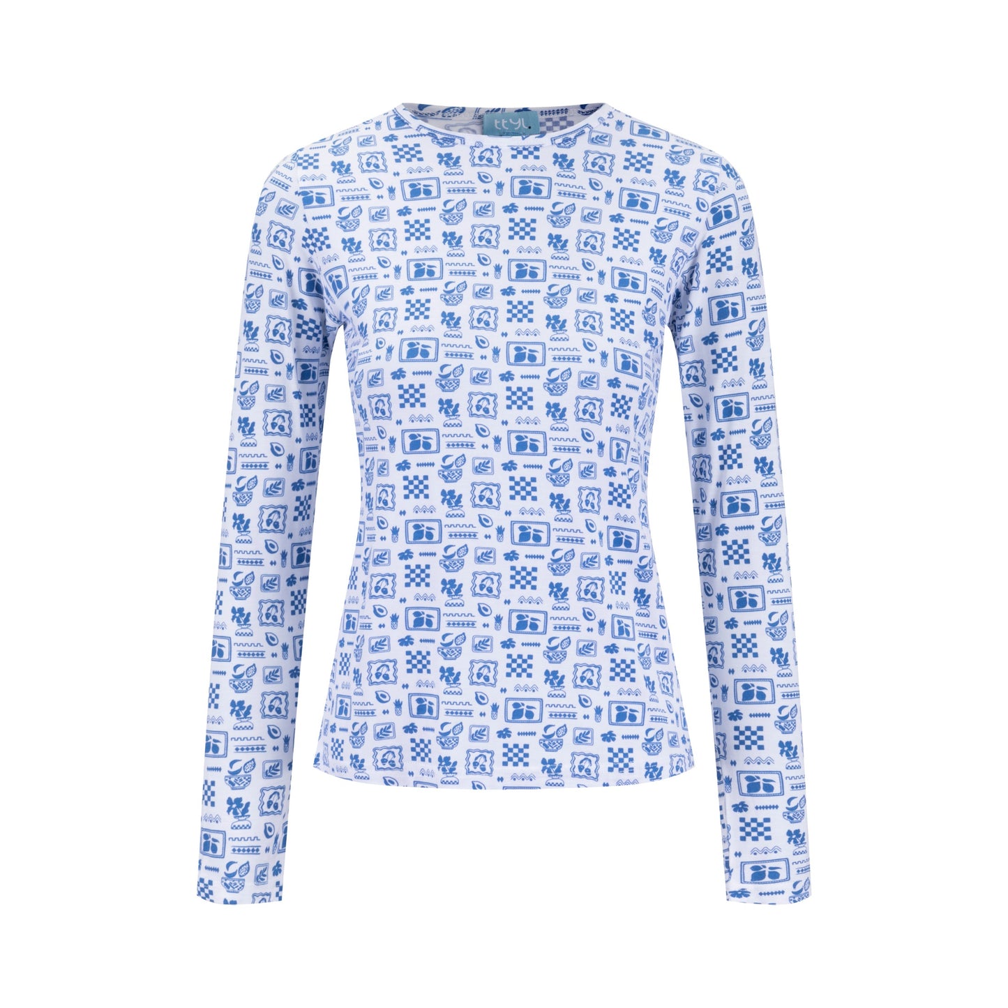 Retro T Shirt - Blue