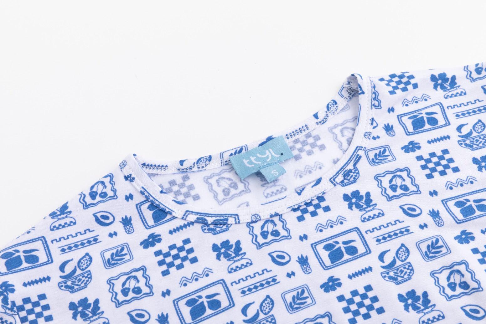 Retro T Shirt - Blue