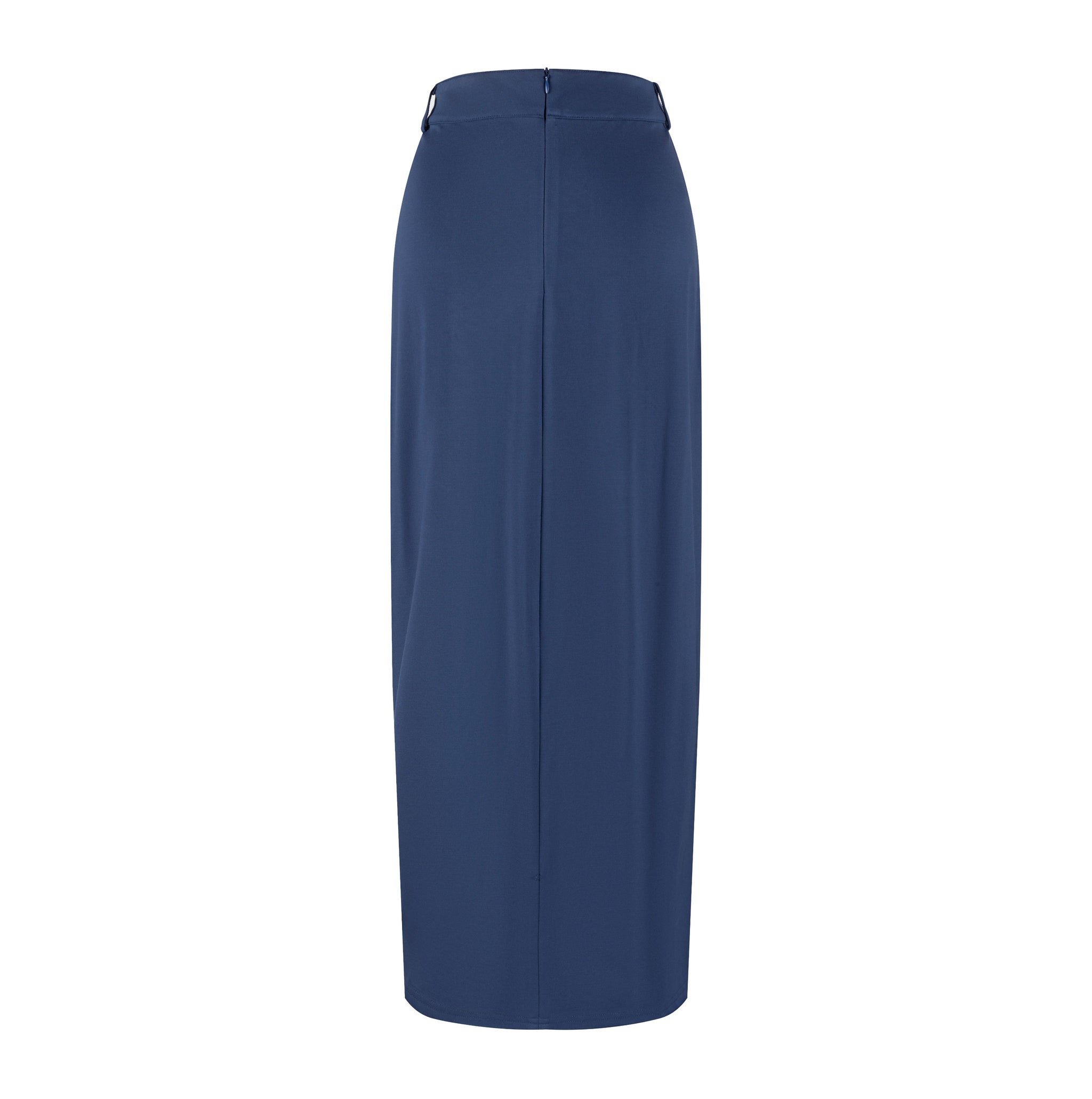 Piped Paneled Skirt - Midnight