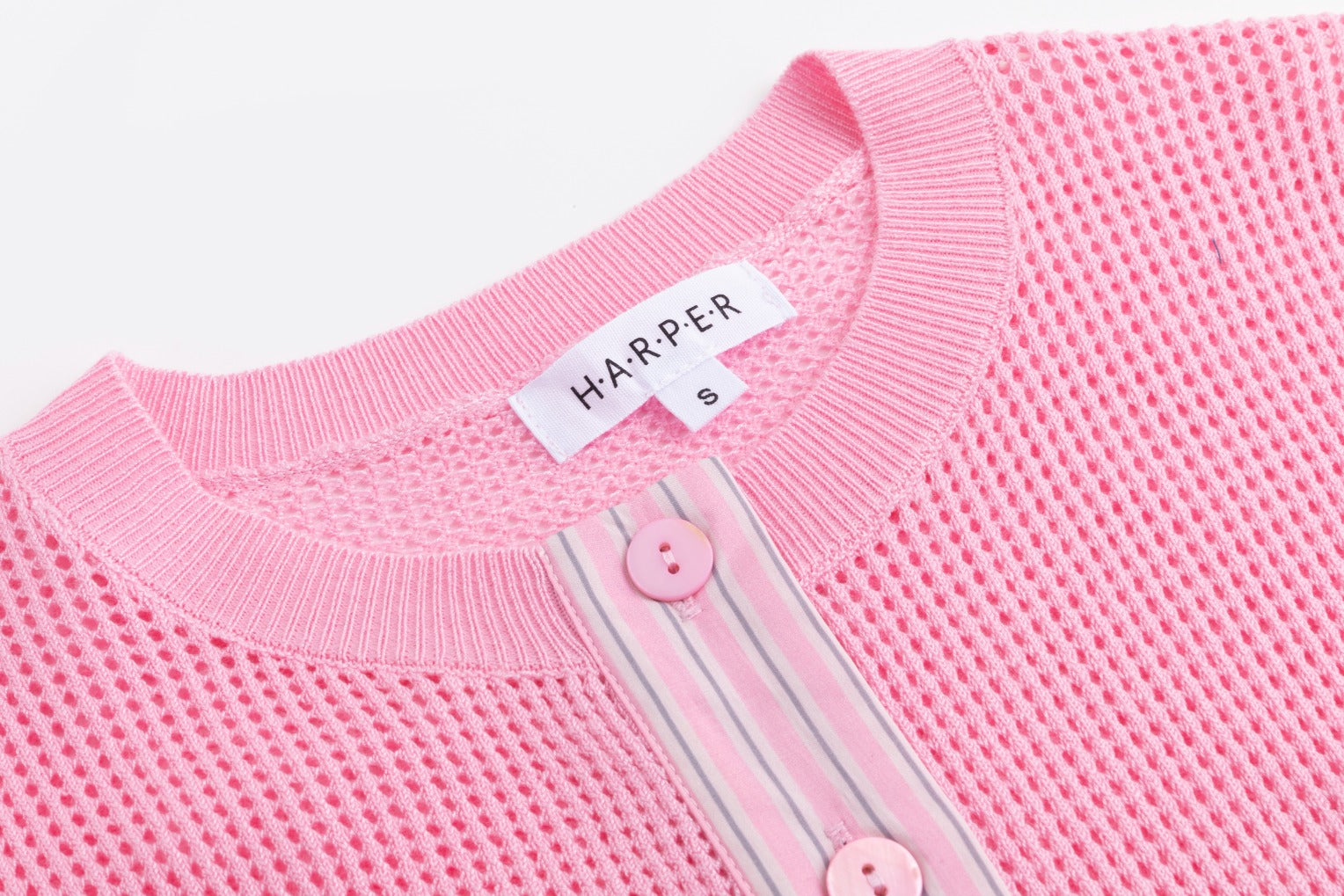 Pink Box Knit Cardigan