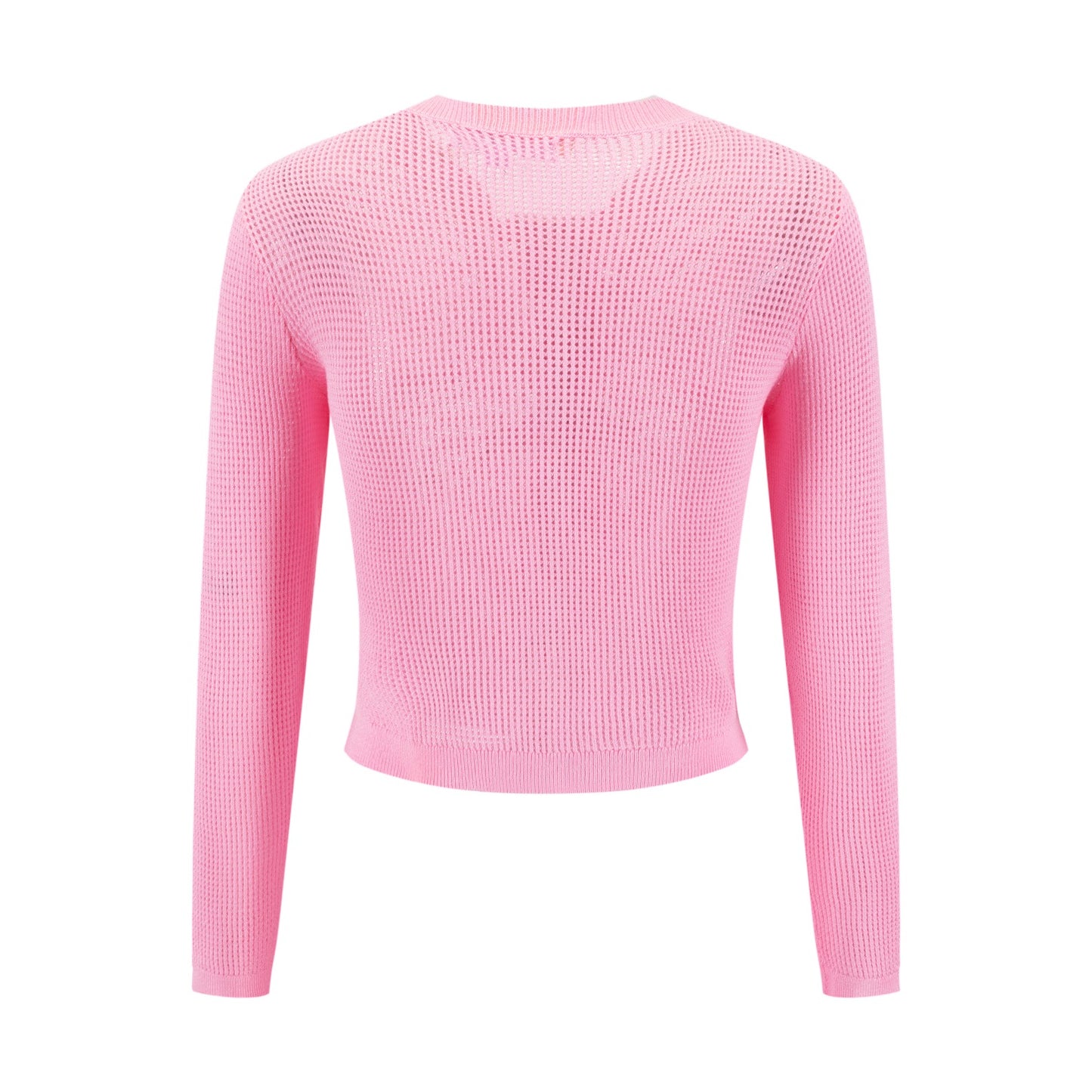 Pink Box Knit Cardigan