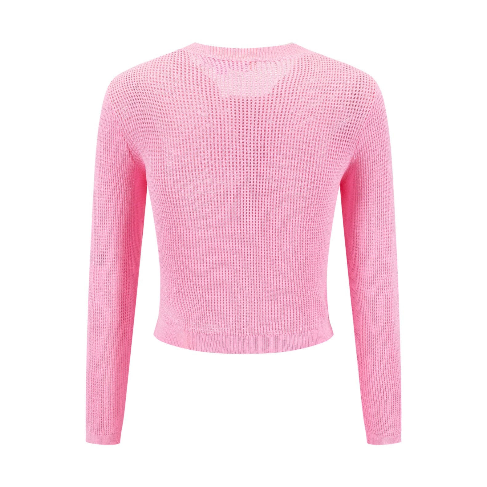 Pink Box Knit Cardigan