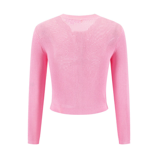 Pink Box Knit Cardigan