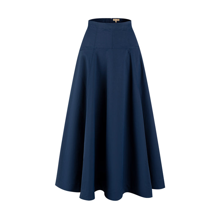 Aline Circle Skirt - Midnight