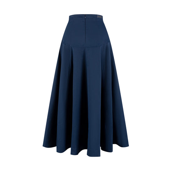 Aline Circle Skirt - Midnight