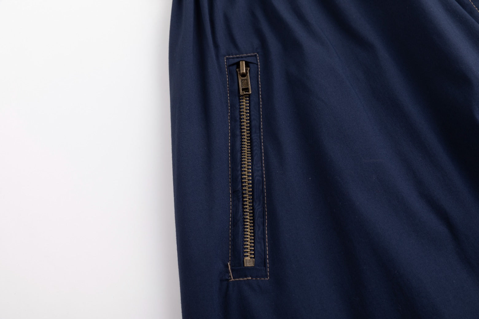 Middle Zipper Skirt- Midnight