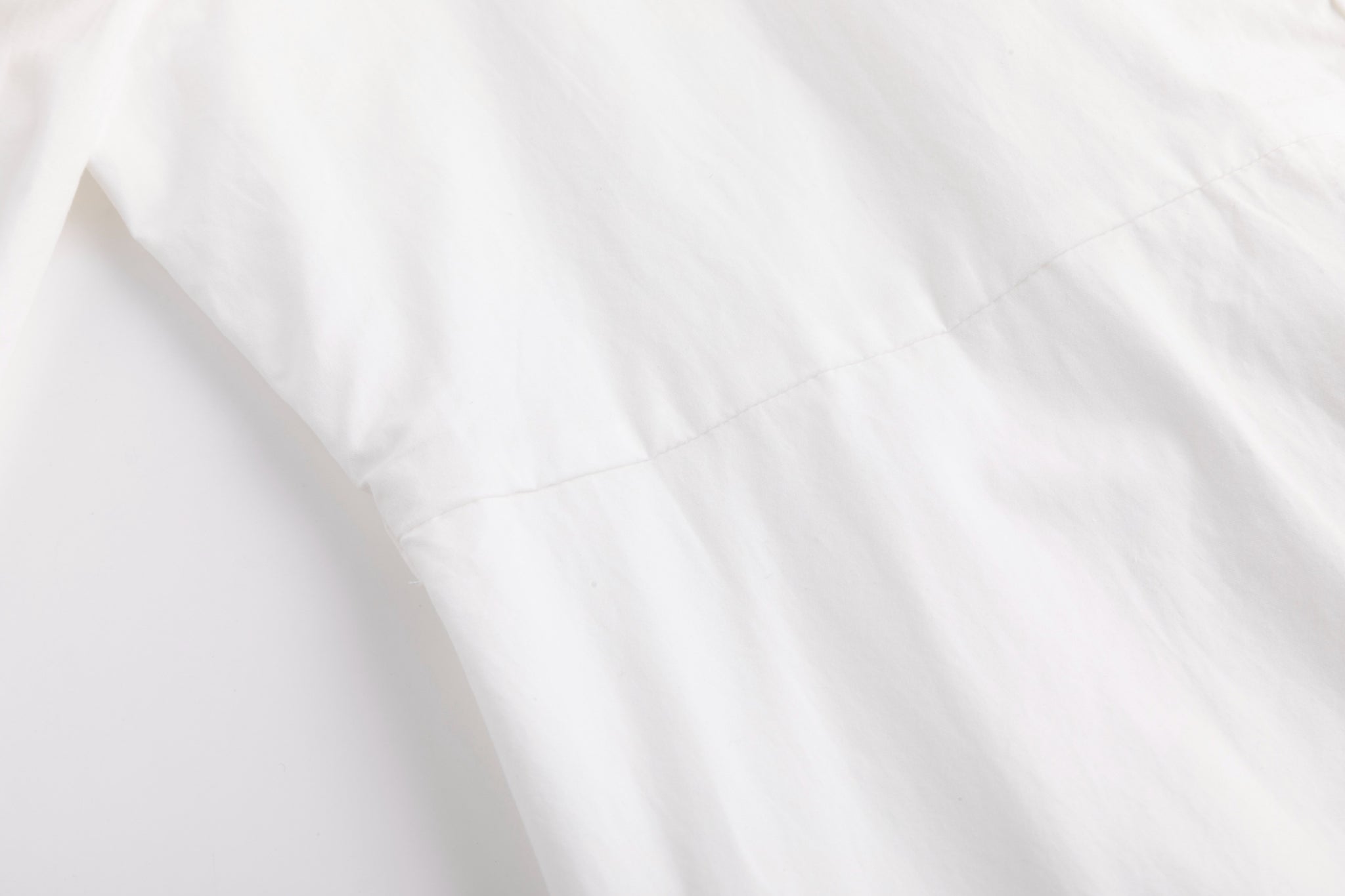 White Shirt Dress With Black Embroidery