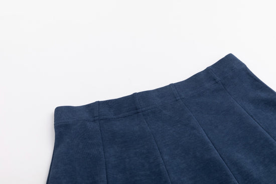 Panelled Skirt - Blue Wash