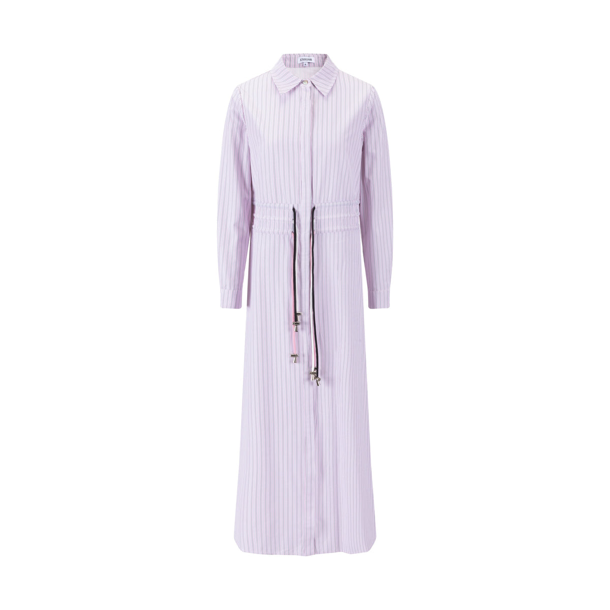 Drawstring Detail Striped Dress - Pink – The Runway Company