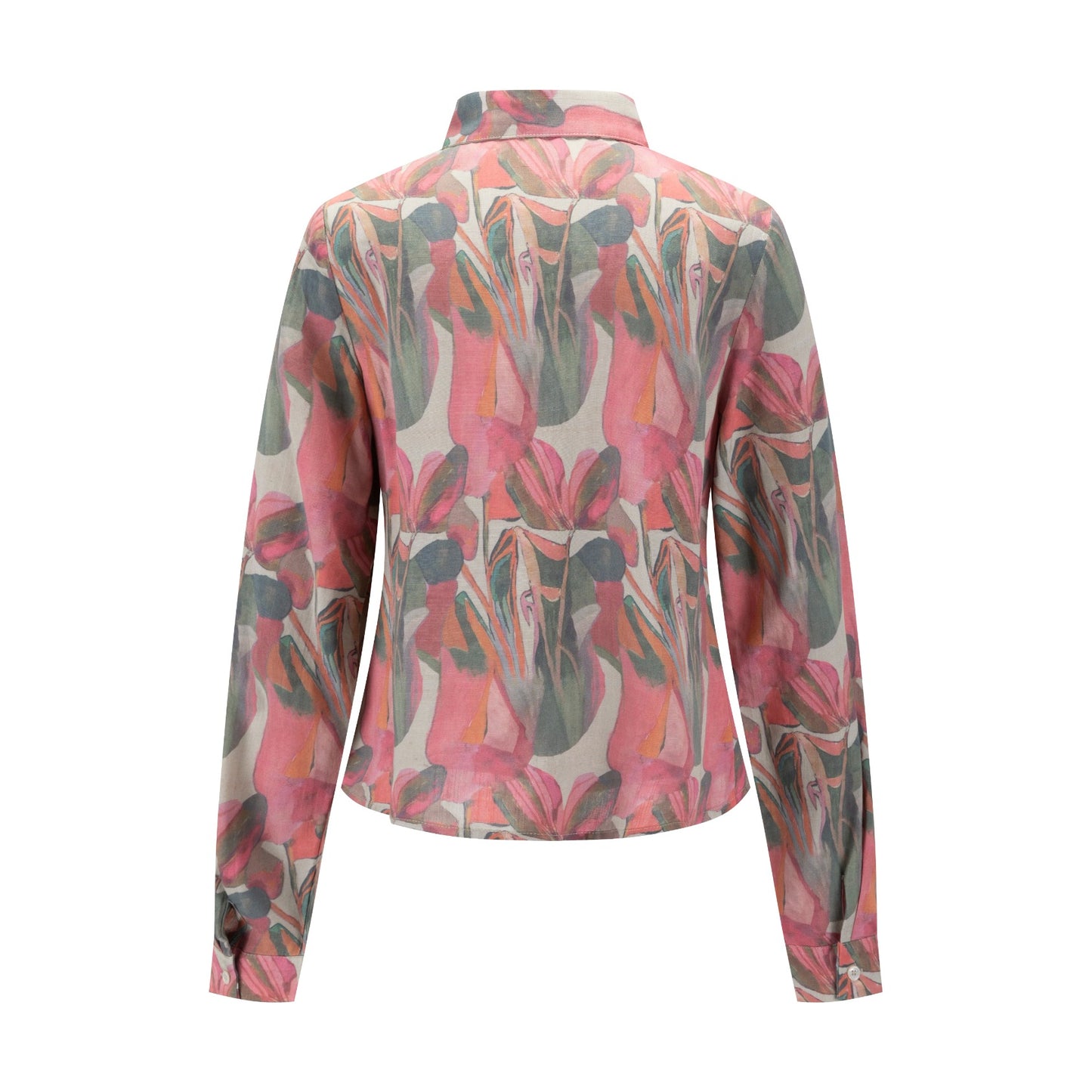 Watercolor Linen Blouse
