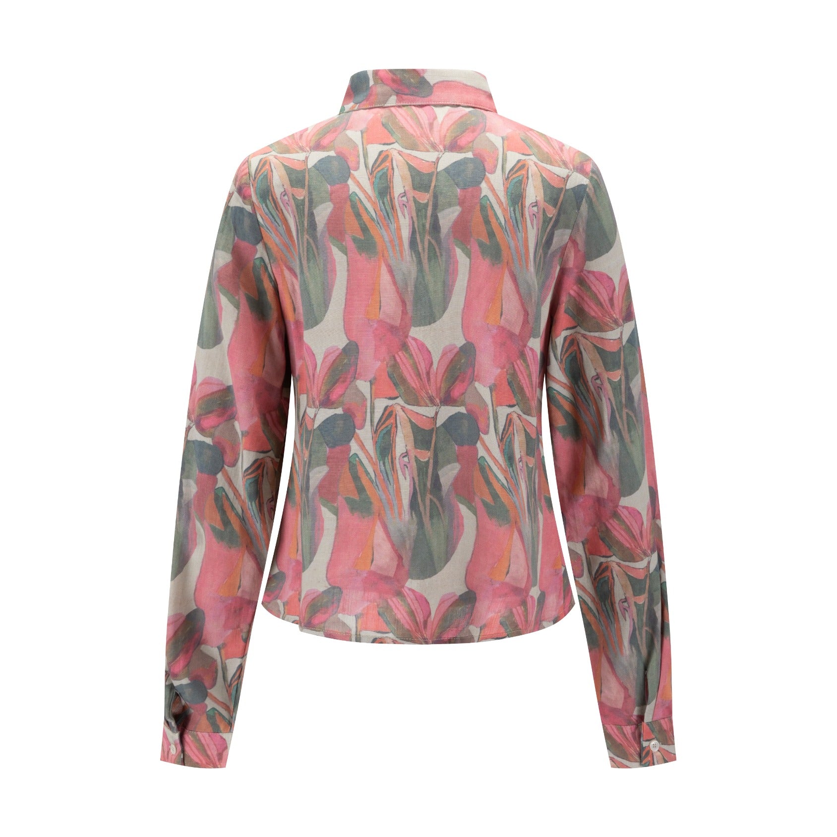 Watercolor Linen Blouse