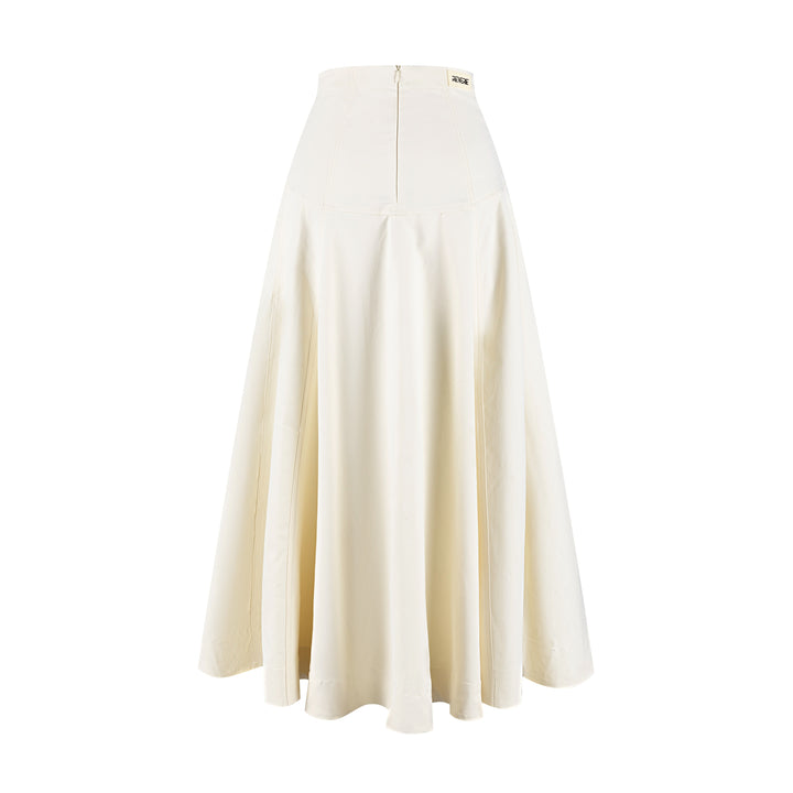 Yoke Skirt - Cream