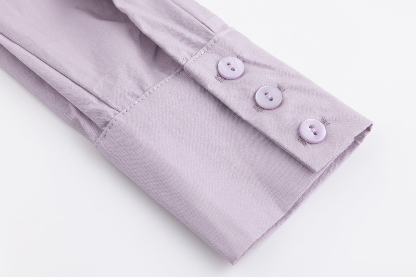 3D Flower Pleated Shirt - Mauve