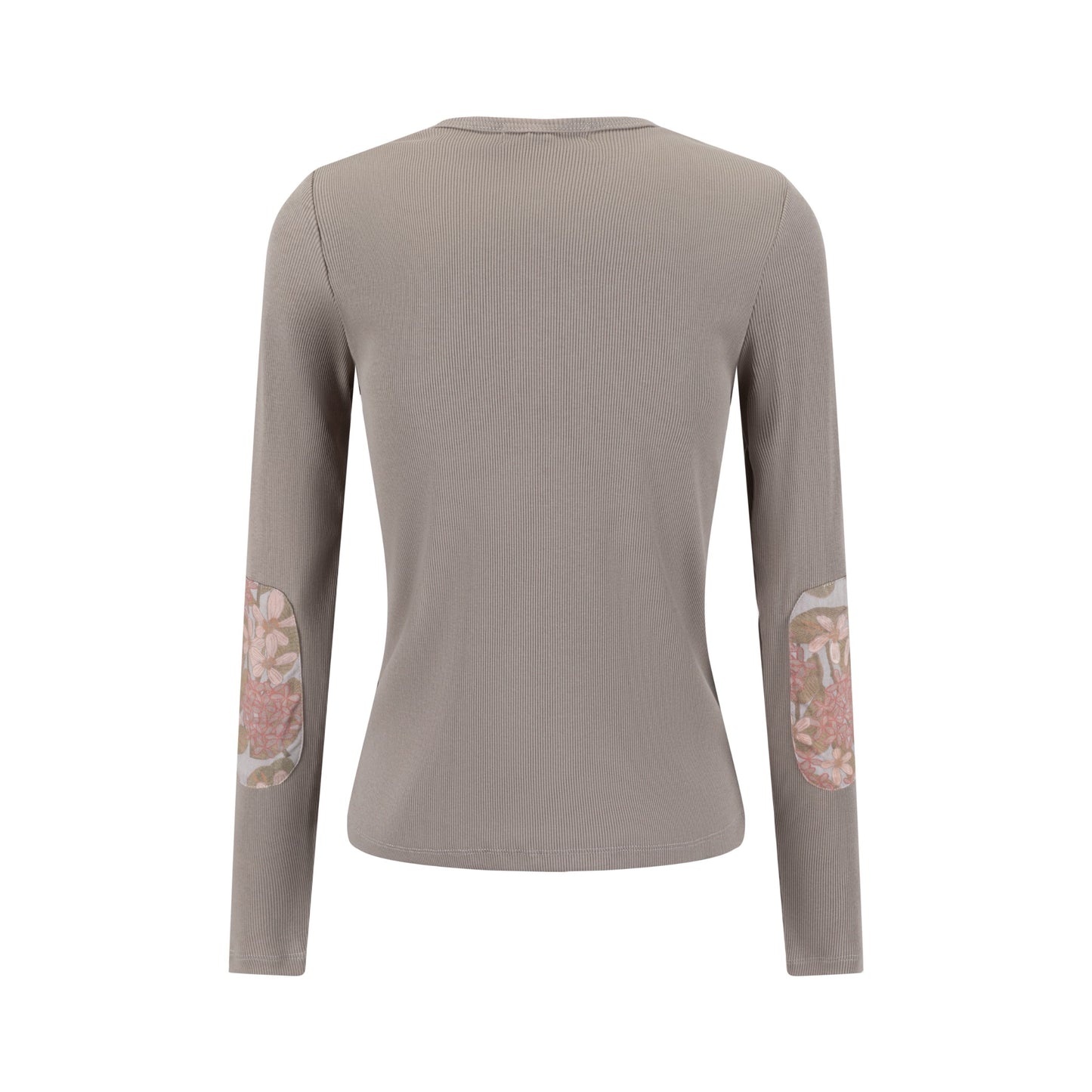 Elbow Patch T Shirt - Stone