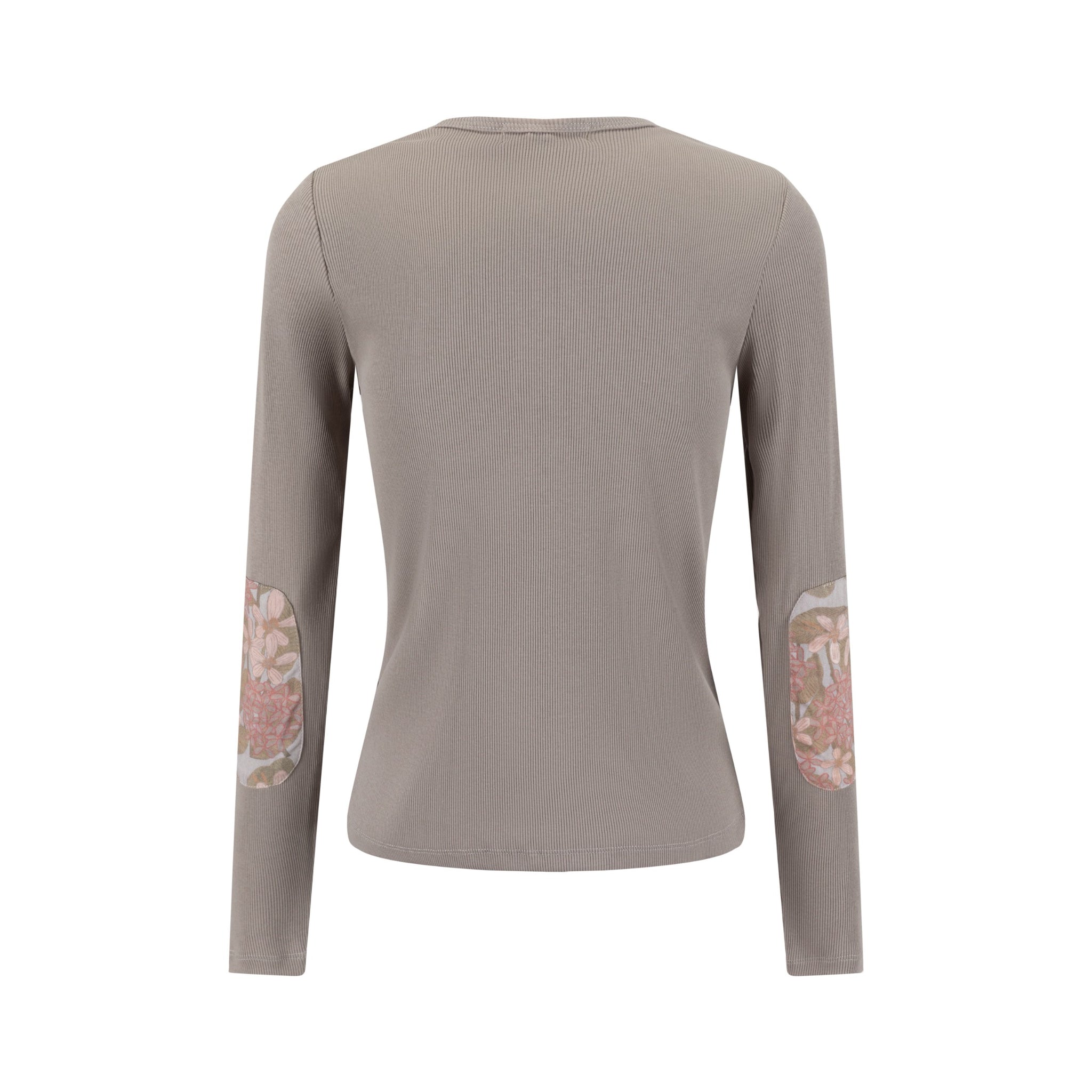 Elbow Patch T Shirt - Stone